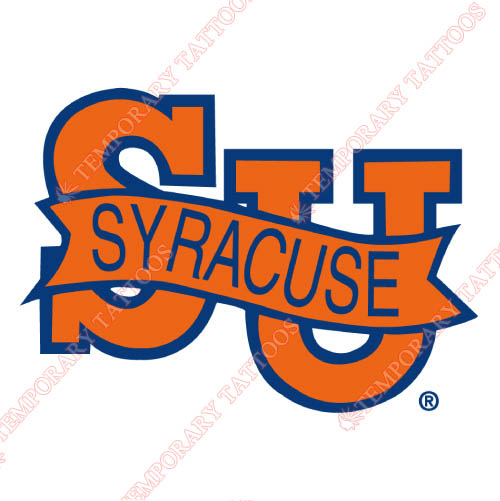 Syracuse Orange Customize Temporary Tattoos Stickers NO.6415